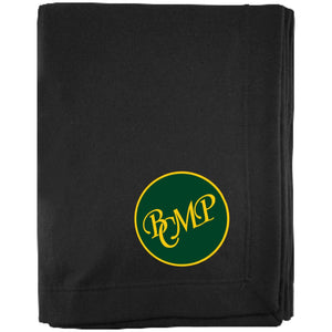 BCMP Sweatshirt Blanket - Black with Embroidered Logo