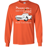 Dreams are Meant to Be Lived - Layland White TRSF on LS Ultra Cotton T-Shirt by BCMP