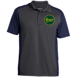 BCMP Official Emblem - Embroidered Men's Colorblock Sport-Wick Polo