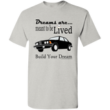 Dreams are Meant to be Lived- Black BMW e21 on Sport Grey T-Shirt