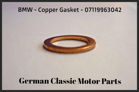 BMW Copper Gasket Ring  07119963042
